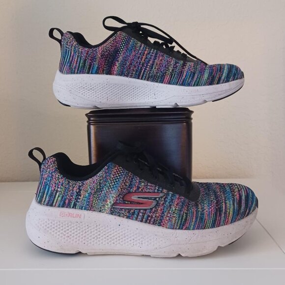 Sketchers GO Run Elevate "Electric Flow" Sneakers Size 6.5 - Picture 6 of 12